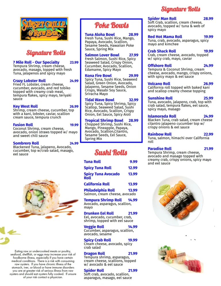 2025 Sushi Menu page 2 1 768x994
